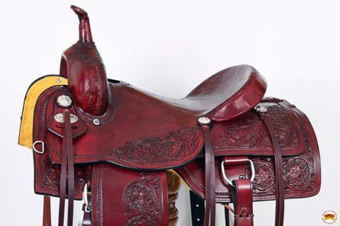 HILASON Western Horse Trail Show Saddle Synthetic Pleasure Riding