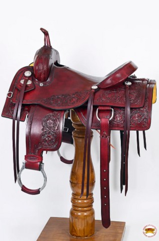 HILASON Western Horse Trail Show Saddle Synthetic Pleasure Riding