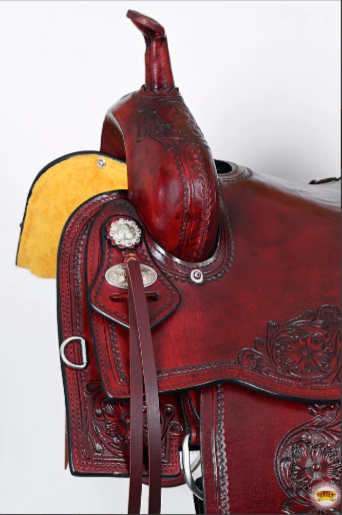 HILASON Western Horse Trail Show Saddle Synthetic Pleasure Riding