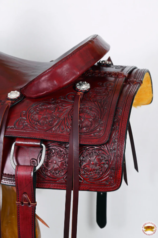 HILASON Western Horse Trail Show Saddle Synthetic Pleasure Riding