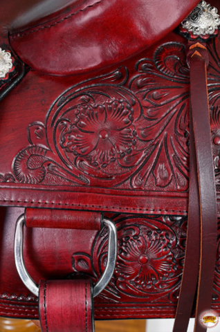 HILASON Western Horse Trail Show Saddle Synthetic Pleasure Riding