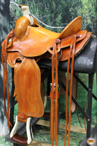 HILASON Western Horse Saddle American Leather Ranch Roping Trail Beige