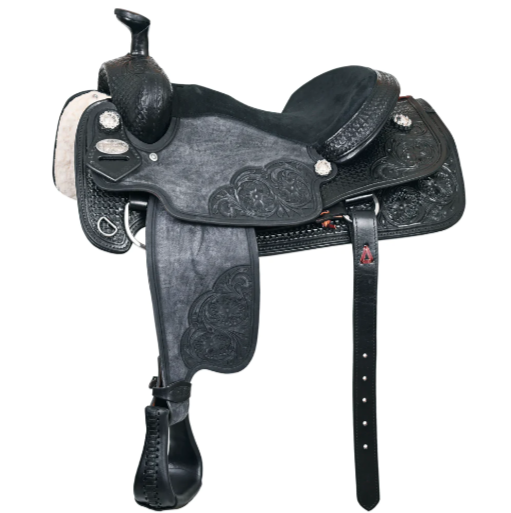 HILASON Western Horse Ranch Roping Saddle American Leather