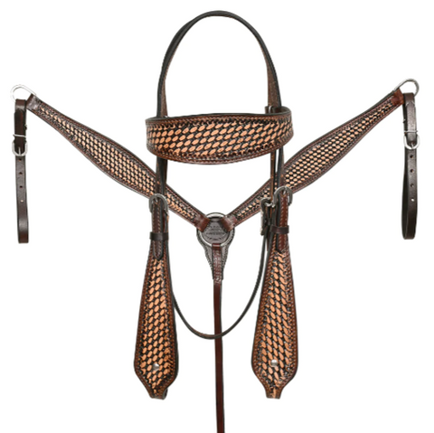 HILASON Western Horse Ranch Roping American Leather Saddle Brown