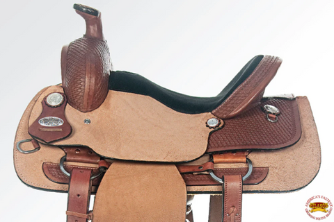 HILASON Western Horse Saddle American Leather Ranch Roping Cowboy