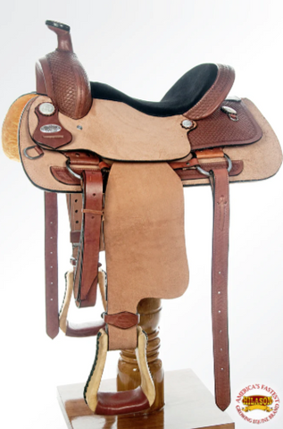 HILASON Western Horse Saddle American Leather Ranch Roping Cowboy