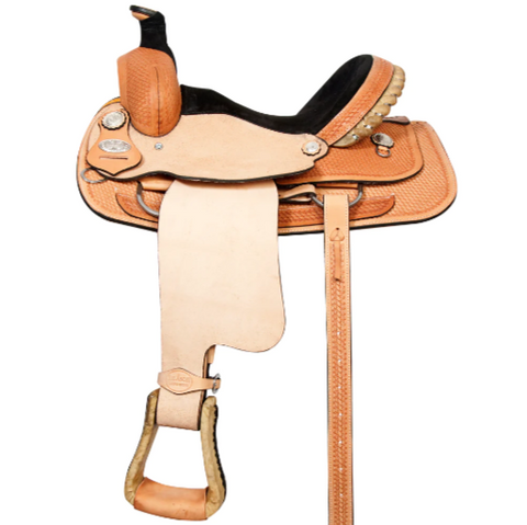 HILASON Western Horse Saddle American Leather Ranch Roping Cowboy