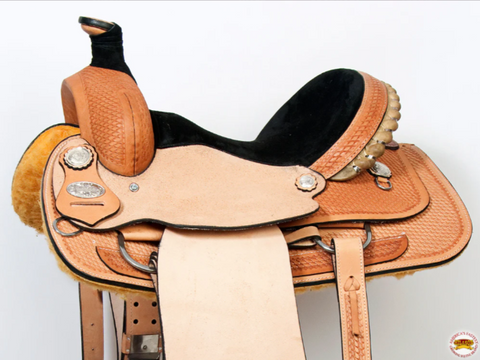 HILASON Western Horse Saddle American Leather Ranch Roping Cowboy