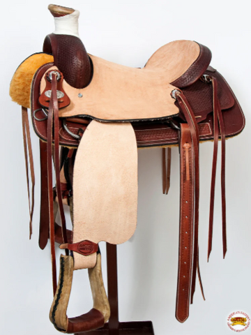 HILASON Western Horse Saddle American Leather Ranch Roping Cowboy