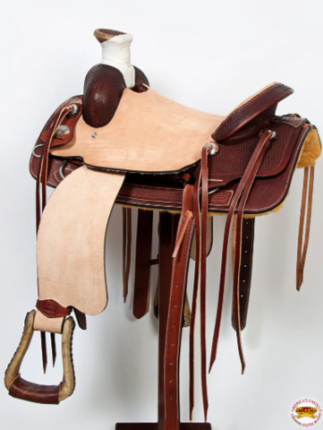 HILASON Western Horse Saddle American Leather Ranch Roping Cowboy