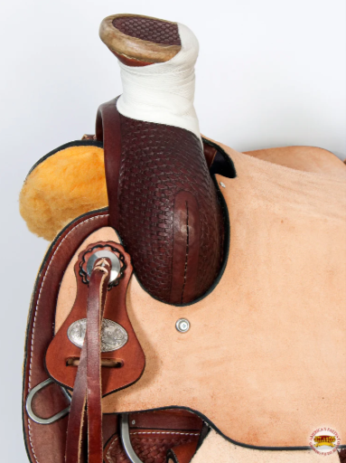 HILASON Western Horse Saddle American Leather Ranch Roping Cowboy