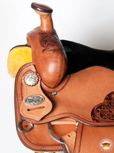 HILASON Western Horse Saddle American Leather Ranch Roping Cowboy