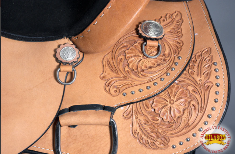 HILASON Western Horse Saddle American Leather Ranch Roping Cowboy