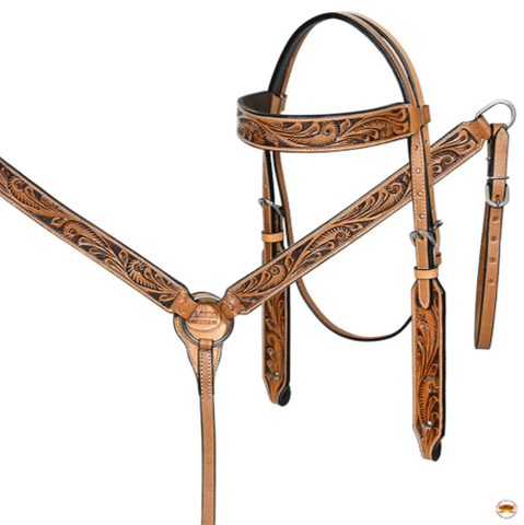 Western Horse Saddle Leather Ranch Roping Cowboy Hilason