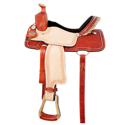 HILASON Western Horse Saddle American Leather Ranch Roping Cowboy