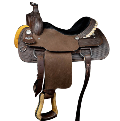 HILASON Western Horse Saddle American Leather Ranch Roping Cowboy