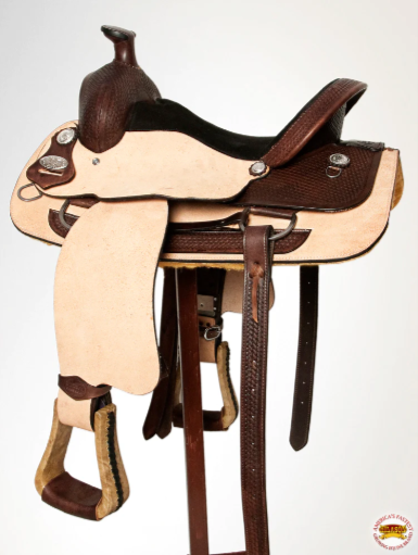 HILASON Western Horse Saddle American Leather Ranch Roping Cowboy