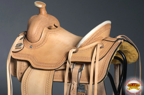 HILASON Western Horse Saddle American Leather Ranch Roping