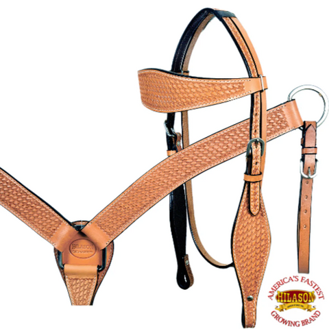 HILASON Western Horse Saddle Treeless American Leather Trail Barrel Tack