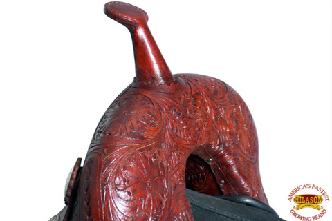 HILASON Western Horse Treeless Trail Barrel Saddle American Leather