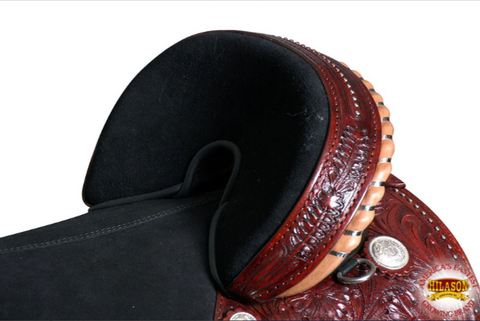 HILASON Western Horse Treeless Trail Barrel Saddle American Leather