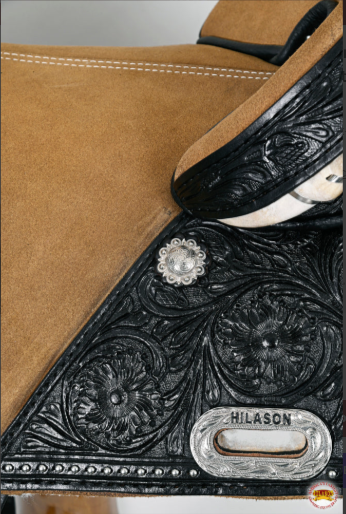 HILASON Western Horse Saddle Hilason Treeless Trail Barrel American Leather