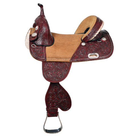 HILASON Western Horse Saddle American Leather Trail Barrel Racing