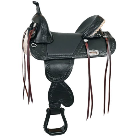 HILASON Western Horse Saddle Treeless Trail Endurance American Leather