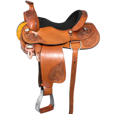 HILASON Western Horse Saddle American Leather Ranch Roping Cowboy