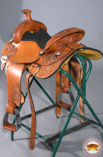 HILASON Western Horse Saddle American Leather Ranch Roping Cowboy