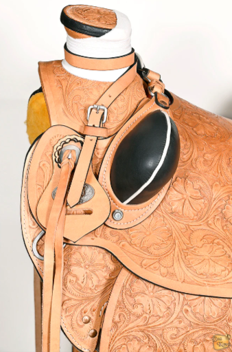 HILASON Western Horse Wade Saddle American Leather Ranch Roping