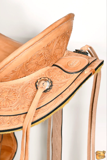 HILASON Western Horse Wade Saddle American Leather Ranch Roping