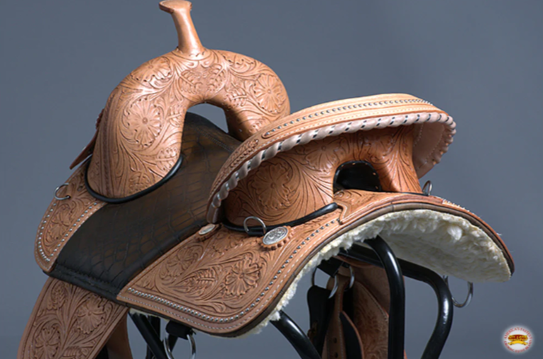 HILASON Western Horse Treeless Trail Barrel Saddle American Leather