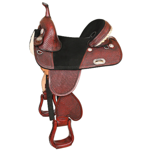 HILASON Western Horse Saddle American Leather Trail Barrel Racing