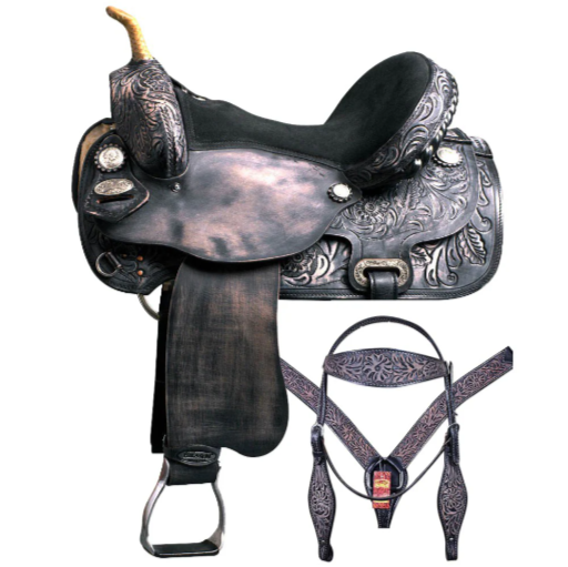 HILASON Western Horse Saddle American Leather Flex Trail Barrel Tack