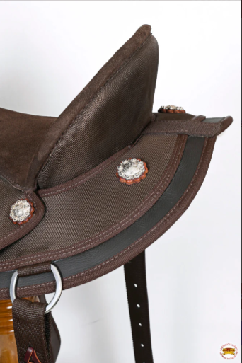 HILASON Western Horse Ranch Roping Saddle American Leather