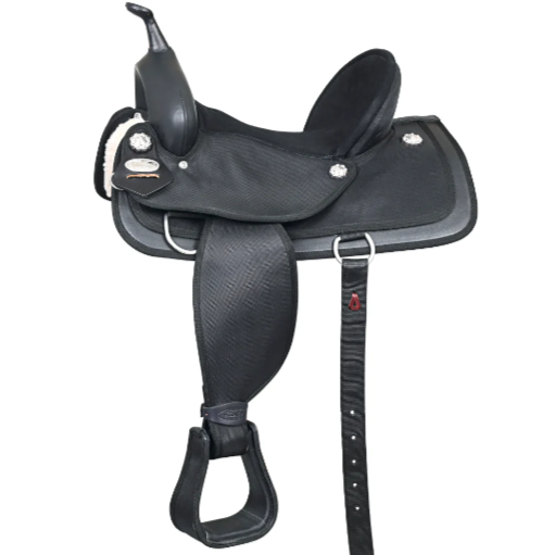 HILASON Western Horse Ranch Roping Saddle American Leather