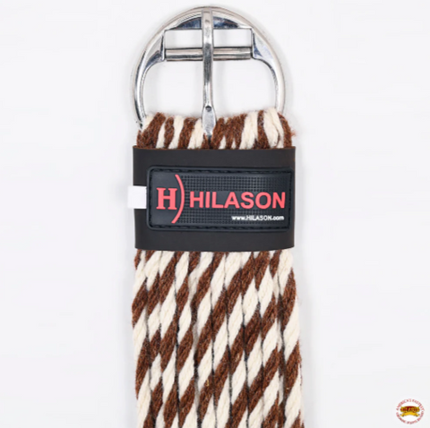 HILASON Horse Girth Western Wool 27 Strand Breathable Saddle Cinch Stainless Steel