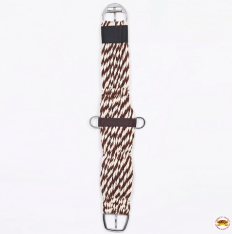 HILASON Horse Girth Western Wool 27 Strand Breathable Saddle Cinch Stainless Steel