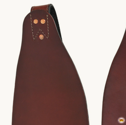 t Hilason Leather Saddle Replacement Fender Pair With Hobble Straps Adult