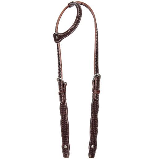 Hilason American Leather Horse One Ear Headstall Working Tack Brown