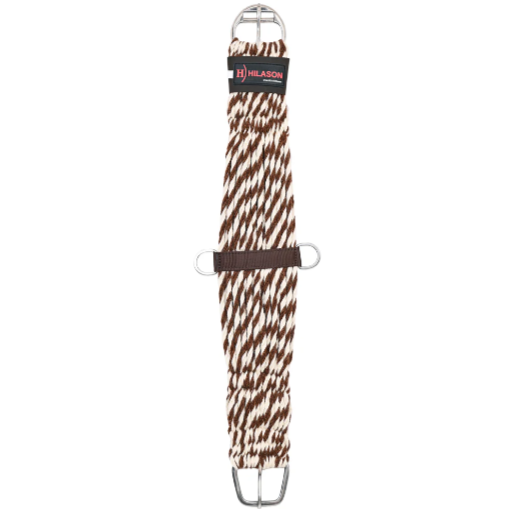 HILASON Horse Western 27 Strand Double Weave Two-Tone Roper Cinch Girth