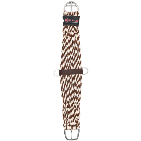 HILASON Horse Western 27 Strand Double Weave Two-Tone Roper Cinch Girth