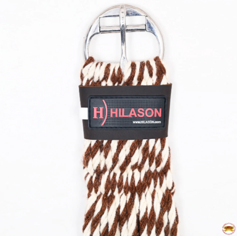 HILASON Horse Western 27 Strand Double Weave Two-Tone Roper Cinch Girth