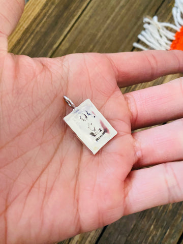 Navajo Sterling Silver Cross Pendant