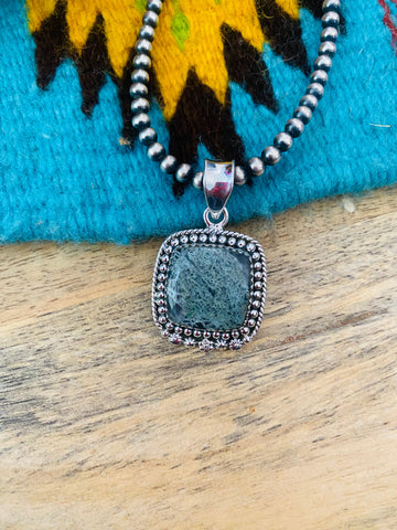 Handmade Sterling Silver & Turquoise Pendant