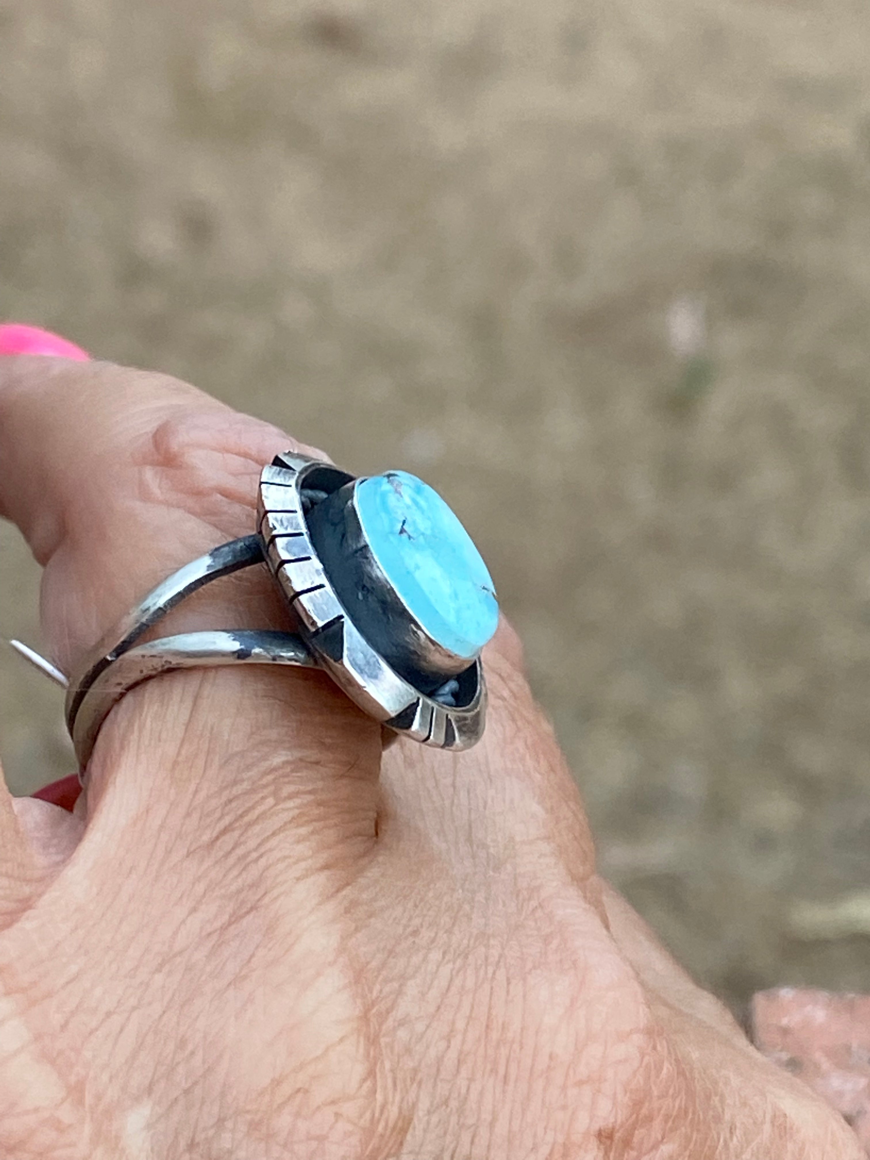 Navajo Golden Hills & Sterling Silver Rings