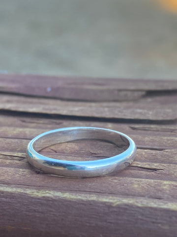 Handmade Sterling Silver Wedding Band Band Ring